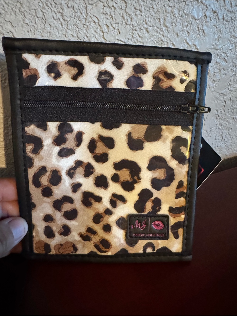 Makeup Junkie Bag Leopard Print multi use Pouch